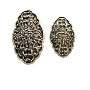 Lois Hill Earrings 925 Sterling Silver Clip
on